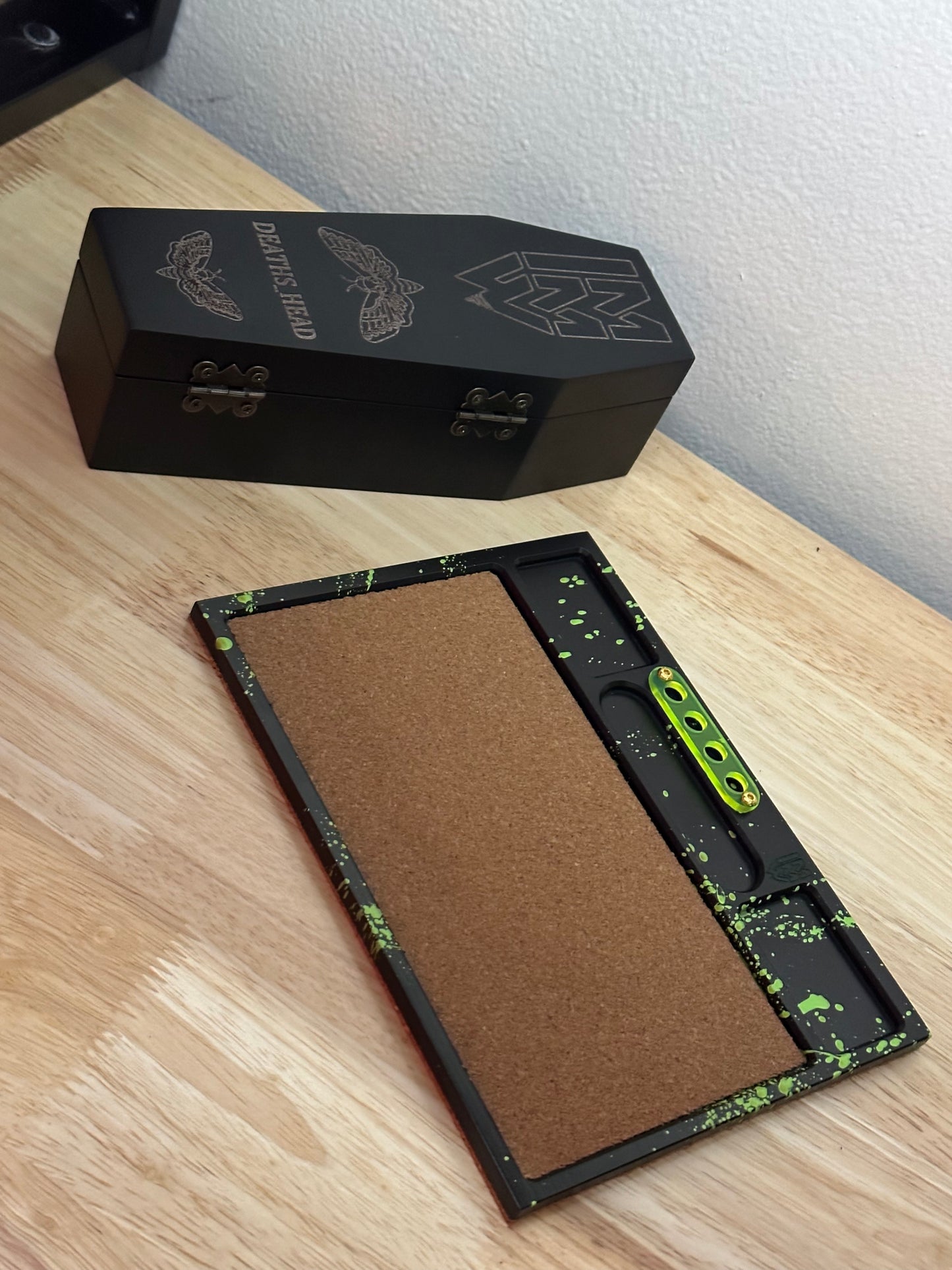 Halloween Green Splatter Bali Board